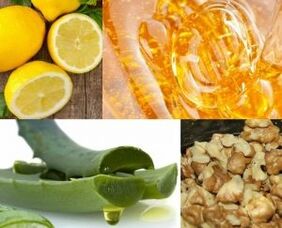 The effectiveness of walnut, honey, lemon and aloe vera juice