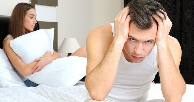 Men are upset about secretions when they are awakened