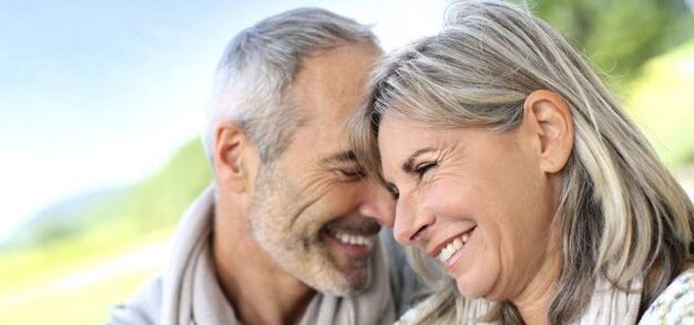 Women and men with increased potency after age 60