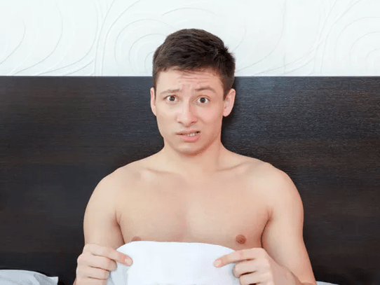 Men may expel mucus from their urethra when they have an erection in the morning