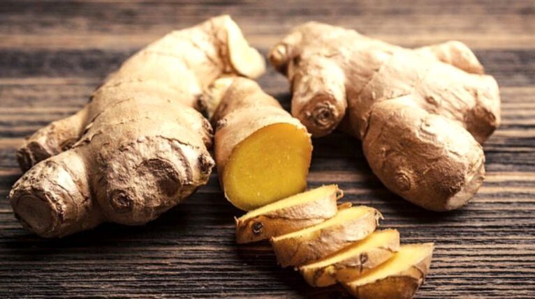 Ginger root increases potency