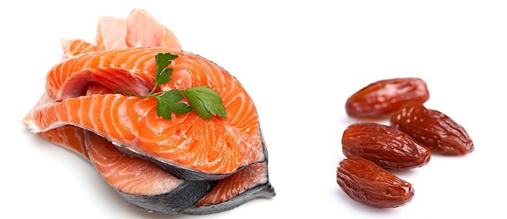 Fish and dates can increase male potency